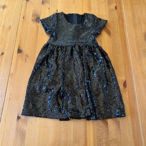 Black Sequin Dress